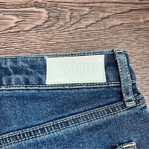 Hollister Ombre Blue Straight Leg Jeans - Picture 6 of 8
